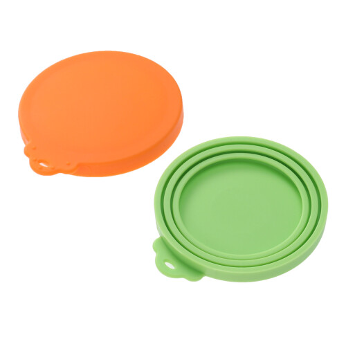 6Pièces Couvercle Canette Silicone Assorti Pour Animaux