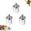 6Pièces Ensemble Poids Calibration Brillant Balance Digitale Cuisine 9