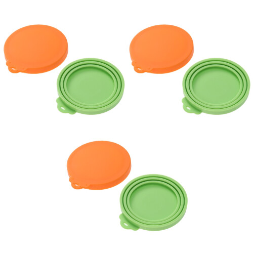 6Pièces Couvercle Canette Silicone Assorti Pour Animaux 2