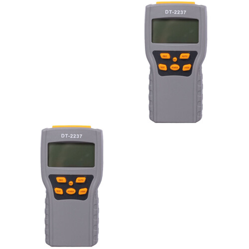 2Pièces Mesureur De Vitesse Digital -2237C Gris Pour Résistant 2