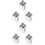 6Pièces Ensemble Poids Calibration Brillant Balance Digitale Cuisine 6