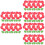150Pièces Supports Papier Rouge Pour Enfants 7