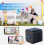 Wireless Home Security Camera Mini Surveillance System, HD 1080P Motion Detection Security Cam, Portable Small Tiny Camera with Auto Night Vision, 6