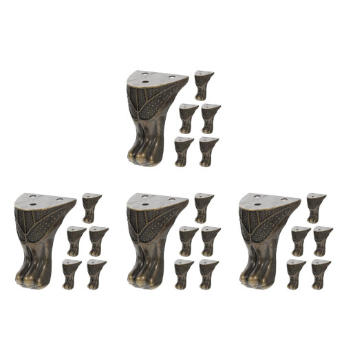 24Pièces Coins D’angle Vintage En Métal Pour Protection Décoration 2