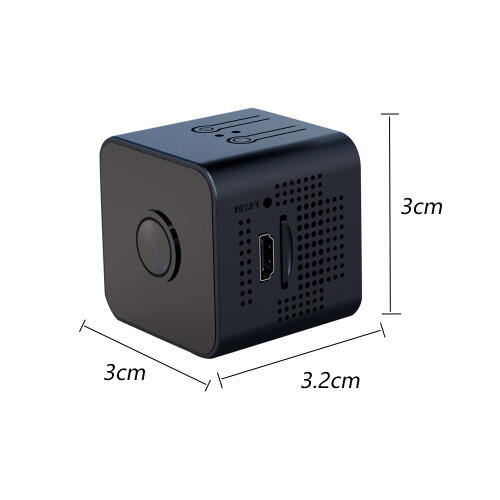 Wireless Home Security Camera Mini Surveillance System, HD 1080P Motion Detection Security Cam, Portable Small Tiny Camera with Auto Night Vision, 1