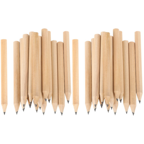 100Pièces Crayons Courts En Bois Pour Et Précis 2