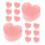 90Pièces Bouchons Silicone Rose Anti-Bruit Pour Natation 3