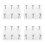 4Pièces Outil Multi Usage Pressage Cartes Ps Acier Inoxydable 5