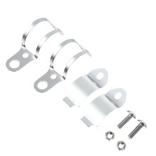8Pièces Support Lampe Clignotant Métal Installation Facile