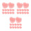 90Pièces Bouchons Silicone Rose Anti-Bruit Pour Natation 8
