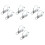 8Pièces Support Lampe Clignotant Métal Installation Facile 3