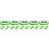 15Pièces Brosse Nettoyage Sérigraphie ABS Verte Avec 11