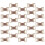 75Pcs Reusable Elastic Bandage Clips with Aluminum Hooks Light Brown 3