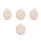 4Pièces Éponges Bain Bambou Rose Lavettes Douces Bébé - 10