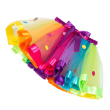 3Pièces Jupe Tutu Enfants Douce Pour Danse Costume