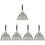 5Set Kit Piccola Scopa E Paletta Desktop, Materiale Resistente Verde 5