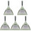 5Set Kit Piccola Scopa E Paletta Desktop, Materiale Resistente Verde 2
