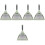 5Set Kit Piccola Scopa E Paletta Desktop, Materiale Resistente Verde 4