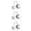 3Pièces Pendentifs Suspendus Étoile Pour Chambre Bébé Décor DIY 8