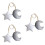 3Pièces Pendentifs Suspendus Étoile Pour Chambre Bébé Décor DIY 7