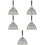 5Set Kit Piccola Scopa E Paletta Desktop, Materiale Resistente Verde 7