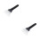 2Pcs Dual Use Car Snow Plastic with Rubber Sleeve Black 4