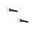 2Pcs Dual Use Car Snow Plastic with Rubber Sleeve Black 5