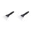 2Pcs Dual Use Car Snow Plastic with Rubber Sleeve Black 6