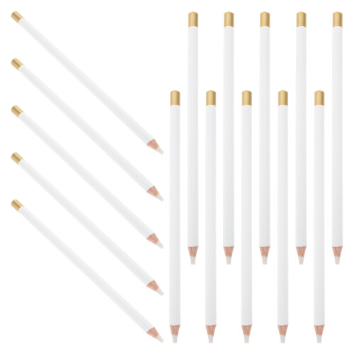 30Pièces Crayon Blanche Bois Pour Correction Fine Art École