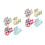 8Pz Mini Clip Acrilico Colorato Per 3