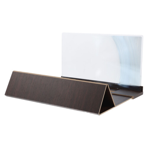 2Pièces Support Pliable Bois Café Pour Agrandir Écran Smartphone 2