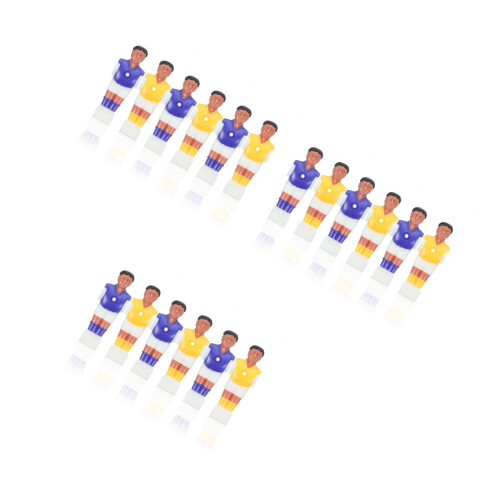 18Pz Figurine Calcio Mini in Tavolo 1