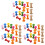 60Pcs Assorted Color Wooden Craft Spools DIY Thread Bobbins for Sewing 2