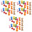 60Pcs Assorted Color Wooden Craft Spools DIY Thread Bobbins for Sewing 3