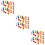 60Pcs Assorted Color Wooden Craft Spools DIY Thread Bobbins for Sewing 9