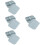 4Pz Box Snack Silicone, 4 Scomparti Per Bambini 9