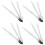 60Pcs Silver Lab Mixing Scoops and Sampling Spoons Stainless Steel 3