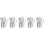 60Pcs Silver Lab Mixing Scoops and Sampling Spoons Stainless Steel 11