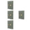 4Pcs Versatile Olive Green Planner Book with Bookmark for Writing 9