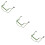 3Pcs Durable Green Harmonica Accessory Holder Neck for 10 Holes Harp 9