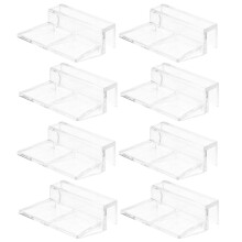 40Pcs Rimless Aquarium Glass Lid Clips Acrylic Support for Fish Tanks