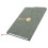 4Pcs Versatile Olive Green Planner Book with Bookmark for Writing 3