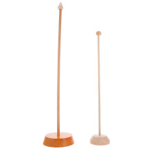 4Pcs Small Wooden Flag Stands for Indoor Desk Use Office Meeting Decor