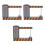 6Pcs Multi Model Building Tools Kit Train Signal Gate Educational Toy 6
