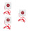 3Pcs White Patient Call Button for Elderly Easy Use Home Emergency Aid 5