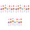 24Pcs DIY Kids Wind Chime Pendants Durable Material Assorted Colors 3