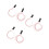 6Pcs Luminous Signal Light Model Mini ABS Black Sand Table Layout 7