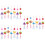 24Pcs DIY Kids Wind Chime Pendants Durable Material Assorted Colors 7