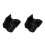 2Sets Reliable Black Microphone Wall Hooks with Slot for Secure Hold 9