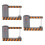 6Pcs Multi Model Building Tools Kit Train Signal Gate Educational Toy 4